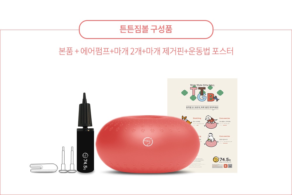 반려견 운동기구 튼튼짐볼+홀더 (단품/세트)-상품이미지-28